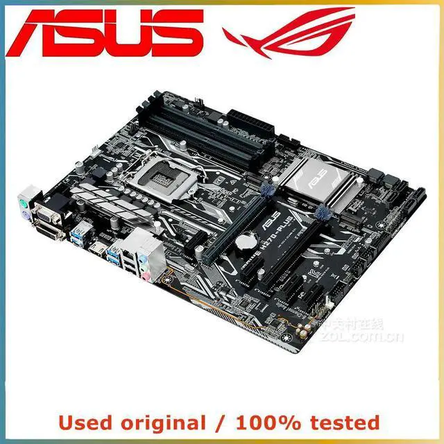 Alt view image 2 of 4 - For PRIME H270-PLUS Computer Motherboard LGA 1151 DDR4 64GB For H270 Desktop Mainboard M.2 NVME PCI-E 3.0 X16
