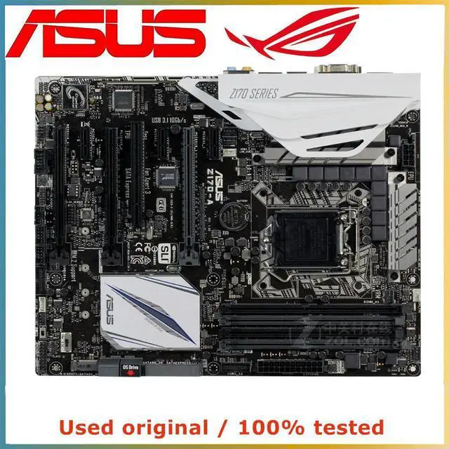 Main image of Z170A For Z170-A Computer Motherboard LGA 1151 DDR4 64G For Z170 Desktop Mainboard M.2 NVME PCI-E 3.0 X16