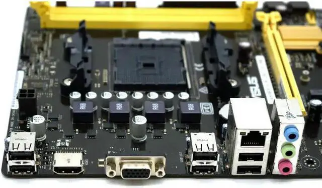 Alt view image 3 of 4 - A68BM-A/M32BF/DP_MB Motherboard FM2 Motherboard DDR3 Memory A68 Micro ATX  PCI-E X16 HDMI