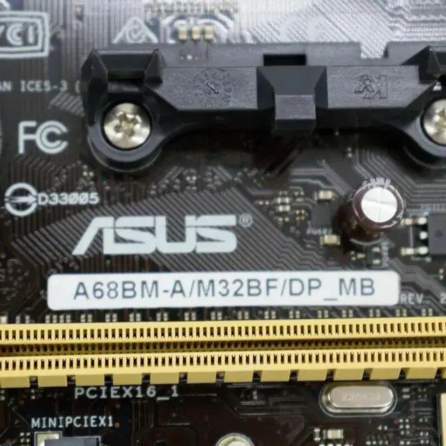 Alt view image 4 of 4 - A68BM-A/M32BF/DP_MB Motherboard FM2 Motherboard DDR3 Memory A68 Micro ATX  PCI-E X16 HDMI