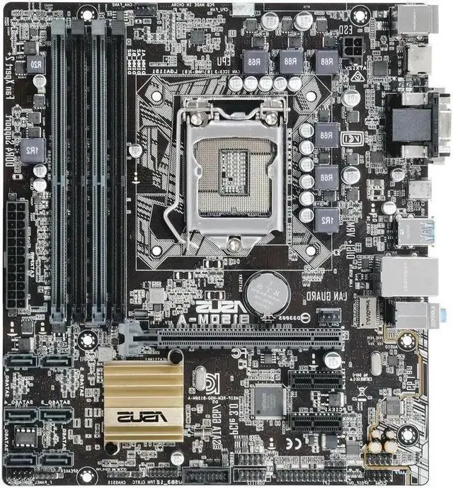 Alt view image 2 of 4 - B150 Motherboard B150M-A for Core i5 6400 7400 6500 7500 6600 7600 LGA 1151 Motherboard for Core i3 6100 7100 i7 6700 7700