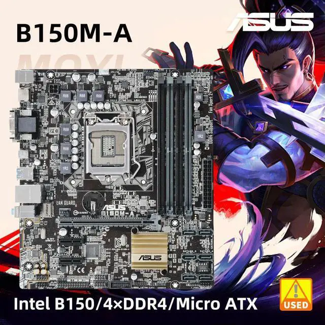 Main image of B150 Motherboard B150M-A for Core i5 6400 7400 6500 7500 6600 7600 LGA 1151 Motherboard for Core i3 6100 7100 i7 6700 7700