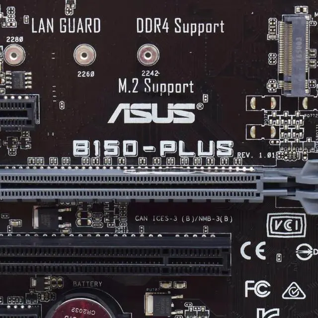 Alt view image 4 of 4 - B150 Motherboard B150-PLUS for Core i5 6400 7400 6500 7500 6600 7600 LGA 1151 Motherboard for i3 6100 7100 i7 6700 7700