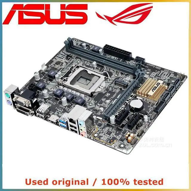 Alt view image 2 of 4 - For H110M-A/M.2 Computer Motherboard LGA 1151 DDR4 32G For H110 Desktop Mainboard SATA III PCI-E 3.0 X16