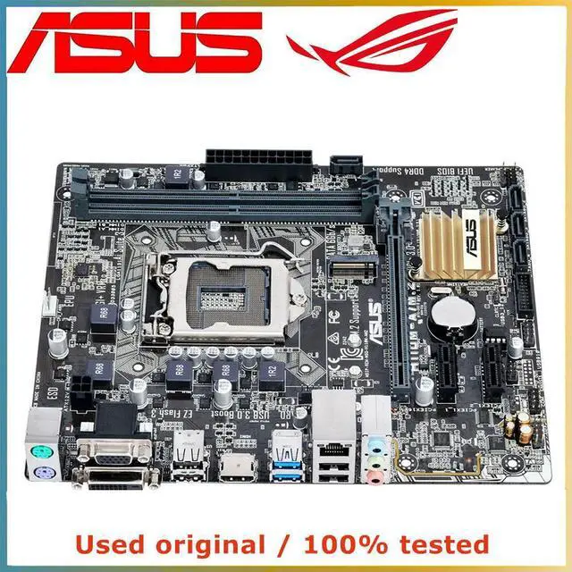 Alt view image 3 of 4 - For H110M-A/M.2 Computer Motherboard LGA 1151 DDR4 32G For H110 Desktop Mainboard SATA III PCI-E 3.0 X16