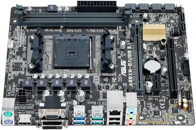 Alt view image 3 of 4 - A88XM-E/USB 3.1 A88X Socket FM2/FM2+ for A8 7600 8650 2 x DDR3 DIMM 32GB PCI-E 3.0 SATA3 USB3.1 VGA HDMI RJ45 Micro ATX