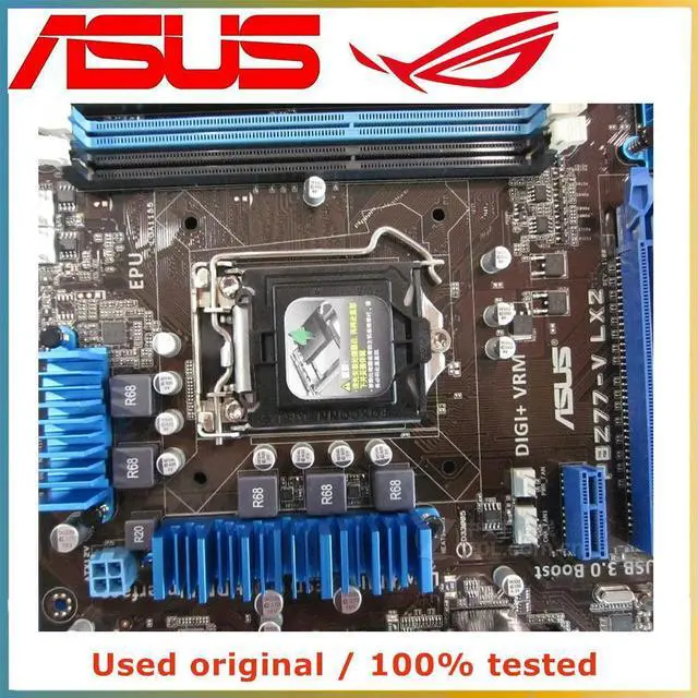 Alt view image 2 of 4 - P8Z77-V LX2 ATX Z77 Computer Motherboard LGA 1155 DDR3 32G For Z77 P8Z77 Desktop Mainboard SATA III PCI-E 3.0 X16