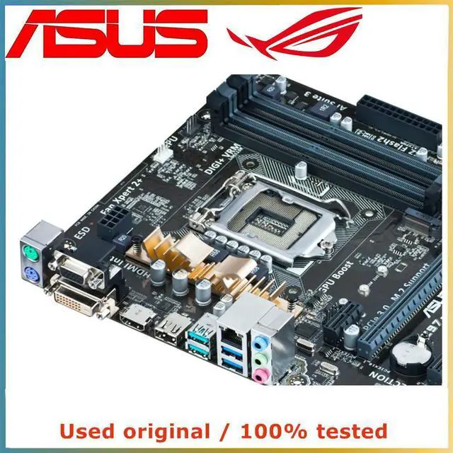Alt view image 4 of 4 - For Z97-K/USB3.1 Computer Motherboard LGA 1150 DDR3 32G For Z97 Desktop Mainboard SATA III PCI-E 3.0 X16