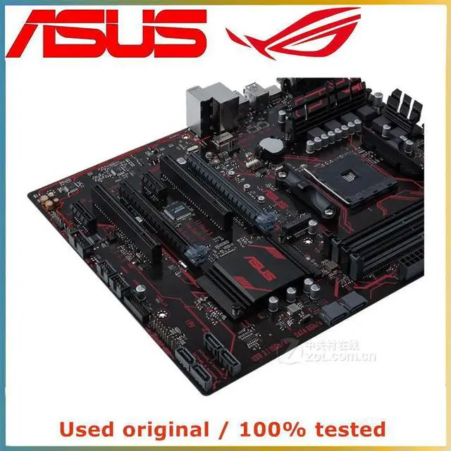Alt view image 4 of 4 - For B350 PLUS For PRIME B350-PLUS Computer Motherboard AM4 DDR4 64G Desktop Mainboard  SATA III USB PCI-E 3.0 X16