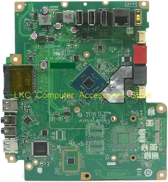 Main image of FOR C20-00 C2000 AIO All-In-One Motherboard AIA30 LA-C671P IBSWSC 00UW330 Mainboard SR2A9 J3610 DDR3 100%Tested