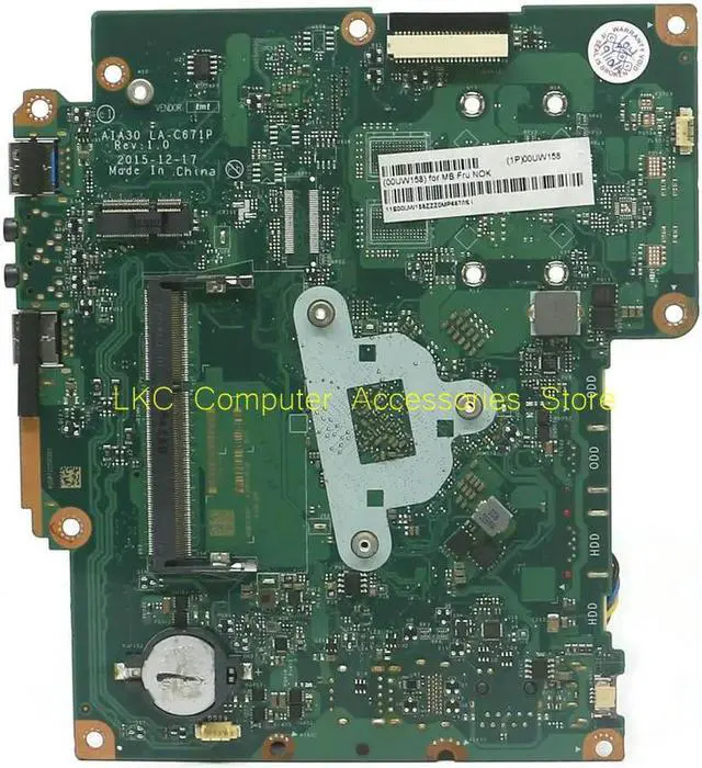 Alt view image 2 of 7 - FOR C20-00 C2000 AIO All-In-One Motherboard AIA30 LA-C671P IBSWSC 00UW162 Mainboard SR2A9 N3050 DDR3 100%Tested