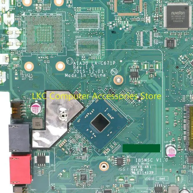 Alt view image 4 of 4 - FOR C20-00 C2000 AIO All-In-One Motherboard AIA30 LA-C671P IBSWSC 00XG053 Mainboard SR2A9 N3700 DDR3 100%Tested