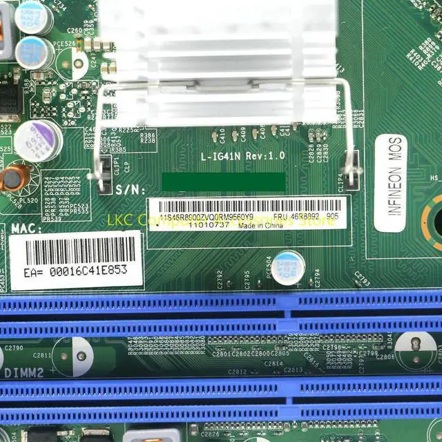 Alt view image 3 of 4 - FOR ThinkCentre A58e M58e BTX Desktop Motherboard L-IG41N 46R8892 G41 Mainboard 100% Tested