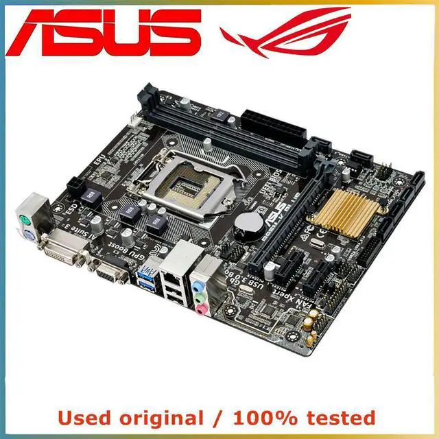 Alt view image 2 of 5 - For B85M-K PLUS Computer Motherboard LGA 1150 DDR3 16G For B85 Desktop Mainboard SATA III PCI-E 3.0 X16