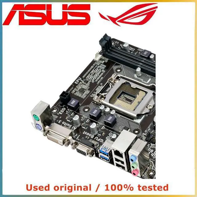 Alt view image 4 of 5 - For B85M-K PLUS Computer Motherboard LGA 1150 DDR3 16G For B85 Desktop Mainboard SATA III PCI-E 3.0 X16