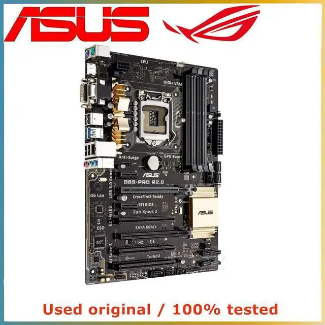 Alt view image 2 of 4 - For B85-PRO R2.0 Computer Motherboard LGA 1150 DDR3 32G For B85 Desktop Mainboard SATA III PCI-E 3.0 X16