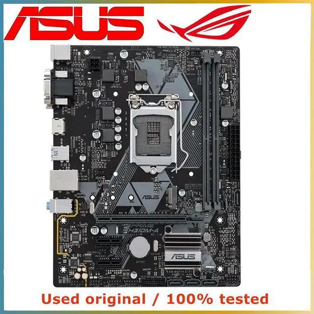 Alt view image 3 of 4 - For PRIME H310M-A Computer Motherboard LGA 1151 DDR4 32GB For H310 Desktop Mainboard PCI-E 3.0 X16