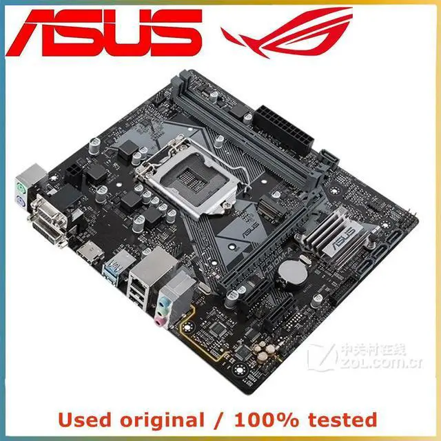 Alt view image 4 of 4 - For PRIME H310M-A Computer Motherboard LGA 1151 DDR4 32GB For H310 Desktop Mainboard PCI-E 3.0 X16