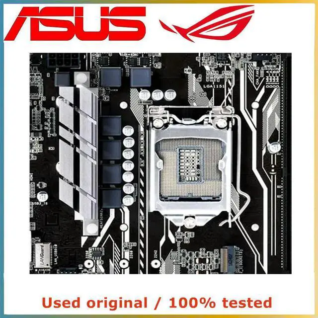 Alt view image 4 of 4 - For PRIME H270M-PLUS M-ATX Computer Motherboard LGA 1151 DDR4 64GB For H270 Desktop Mainboard M.2 NVME PCI-E 3.0 X16