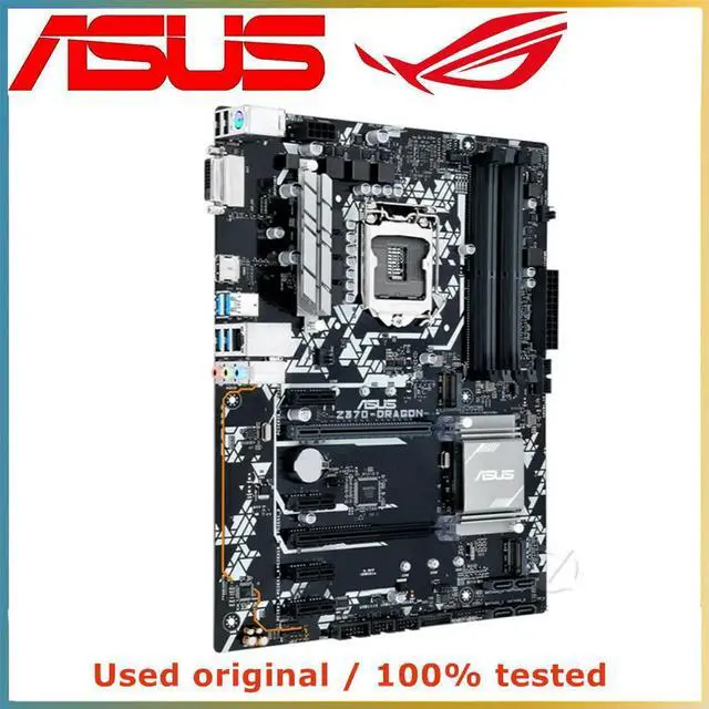 Alt view image 2 of 3 - For Z370-DRAGON Computer Motherboard LGA 1151 DDR4 64G For Z370 Desktop Mainboard M.2 NVME PCI-E 3.0 X16