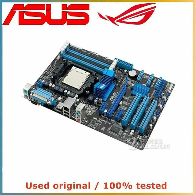 Alt view image 3 of 3 - For M4A78LT Computer Motherboard AM3 DDR3  For 760G Desktop Mainboard USB2.0 SATA II