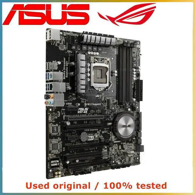 Alt view image 3 of 4 - For Z97-AR Computer Motherboard LGA 1150 DDR3 32G For Z97 Desktop Mainboard SATA III PCI-E 3.0 X16