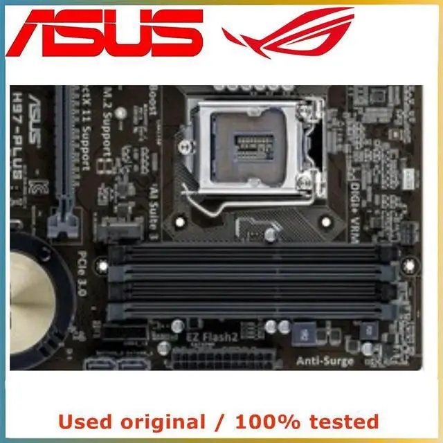 Alt view image 3 of 4 - For H97-PLUS Computer Motherboard LGA 1150 DDR3 32G For H97 Desktop Mainboard SATA III PCI-E 3.0 X16