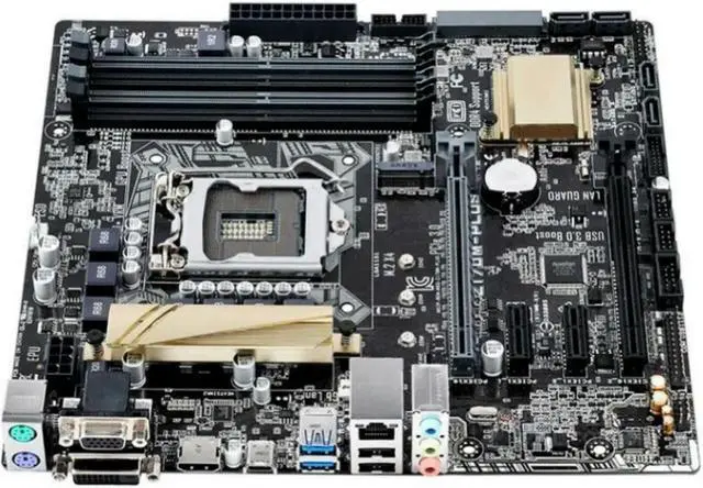 Alt view image 3 of 3 - For Z170M-PLUS Motherboard 64GB Z170 LGA1151 DDR4 Mainboard 100% Tested Fully Work