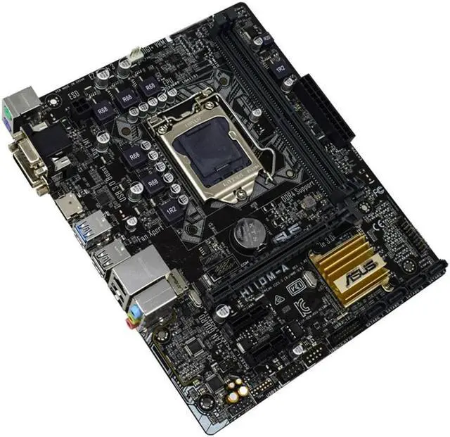 Alt view image 2 of 4 - H110 Motherboard H110M-A/DP for Core i3 6100 7100 6300 7300 i5 6400 6500 7400 7500 LGA 1151 Motherboard for i7 6700 7700