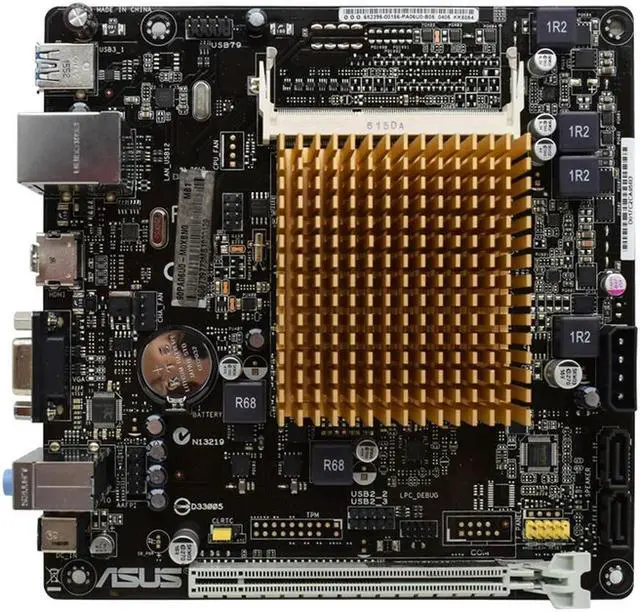Alt view image 2 of 4 - Mini ITX Motherboard J2900-K/K31AN Motherboard Integrated J2900 Dual-core DDR3 RAM Memory HDMI
