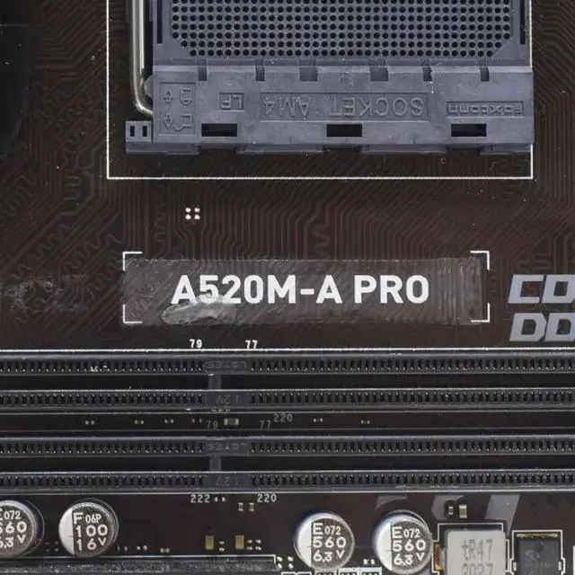 A520 Motherboard A520M-A PRO for Ryzen 7 5700x 5700x3d