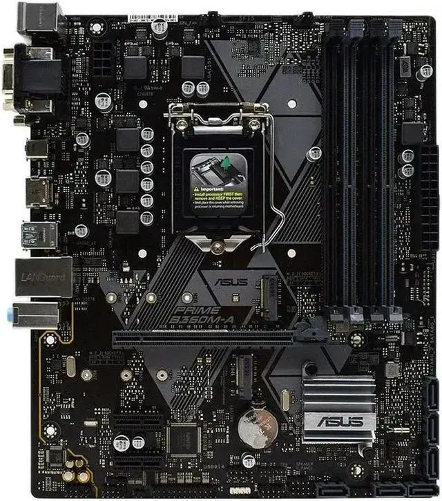 Alt view image 2 of 4 - LGA 1151 Motherboard PRIME B360M-A Supports for Coer i3 8100 9100 9100F i5 8400 8500 9400 9400F 9600KF i7 8700K 9700F