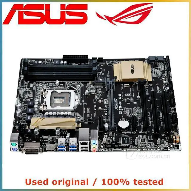 Alt view image 3 of 4 - For Z170-P D3 Computer Motherboard LGA 1151 DDR3 32G For Z170 Desktop Mainboard M.2 NVME PCI-E 3.0 X16