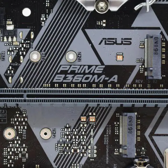 Alt view image 4 of 4 - LGA 1151 Motherboard PRIME B360M-A Supports for Coer i3 8100 9100 9100F i5 8400 8500 9400 9400F 9600KF i7 8700K 9700F