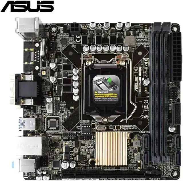 Main image of Socket 1151 Motherboard H110I-PLUS D3/MS Supports Core i7 6700 6700K Mini ITX Form Factor 2x DIMMs Max. 32GB DDR4