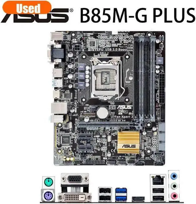 Alt view image 2 of 4 - B85M-G PLUS Motherboard LGA 1150 Micro ATX B85M G PLUS DDR3 For B85 32GB Desktop Mainboards