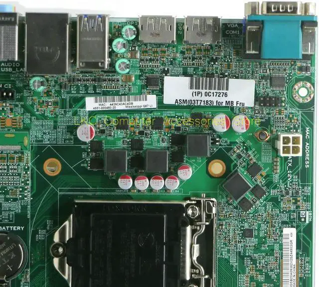 Alt view image 2 of 4 - For ThinkCentre M93 M93P Desktop MOTHERBOARD IS8XM-REV:1.0 LGA1150 PCI 03T7183 W8P IS8XM Mainboard 100%Tested