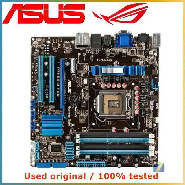 Main image of For H55 For P7H55-M Pro Computer Motherboard LGA 1156 DDR3 16G Desktop Mainboard SATA II PCI-E 2.0 X16