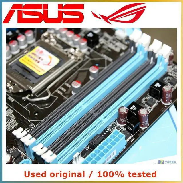 Alt view image 4 of 7 - For H55 For P7H55-M Pro Computer Motherboard LGA 1156 DDR3 16G Desktop Mainboard SATA II PCI-E 2.0 X16
