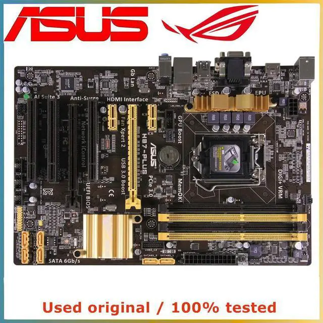 Main image of For H87-PLUS Computer Motherboard LGA 1150 DDR3 32G For H87 Desktop Mainboard SATA III PCI-E 3.0 X16