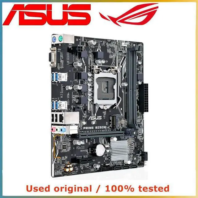 Alt view image 4 of 4 - For PRIME B250M-J Computer Motherboard LGA 1151 DDR4 32G For B250 Desktop Mainboard SATA III PCI-E 3.0 X16