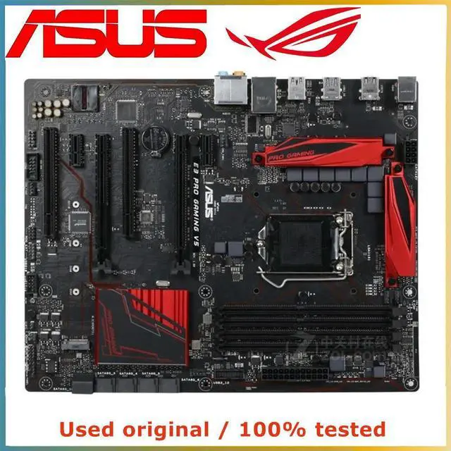 Main image of For E3 PRO GAMING V5 Computer Motherboard LGA 1151 DDR4 64G For C232 Desktop Mainboard SATA III PCI-E 3.0 X16