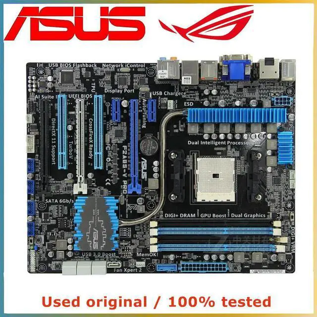 Main image of For F2A85-V PRO Computer Motherboard FM2 DDR3 32G For A85X Desktop Mainboard  SATA III USB PCI-E 3.0 X16