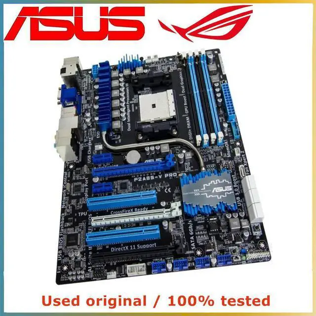 Alt view image 3 of 4 - For F2A85-V PRO Computer Motherboard FM2 DDR3 32G For A85X Desktop Mainboard  SATA III USB PCI-E 3.0 X16
