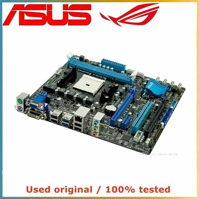 Alt view image 2 of 6 - For F1A75-M LE Computer Motherboard FM1 DDR3 16G For A75 Desktop Mainboard  SATA III USB PCI-E 3.0 X16