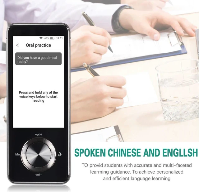 Alt view image 4 of 4 - Language Translator Device, Portable Voice Translator All Languages 108+ Countries WiFi/Hotspot/Offline Two Way Instant Voice Tr
