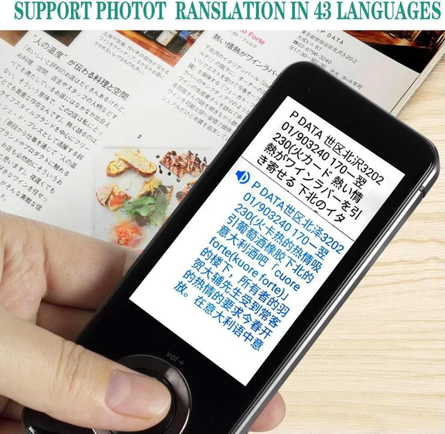 Alt view image 3 of 4 - Language Translator Device, Portable Voice Translator All Languages 108+ Countries WiFi/Hotspot/Offline Two Way Instant Voice Tr