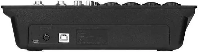 Alt view image 3 of 4 - 48V fantasy power mixer professional 6-channel USB digital sound card dj audio mixer for teyun