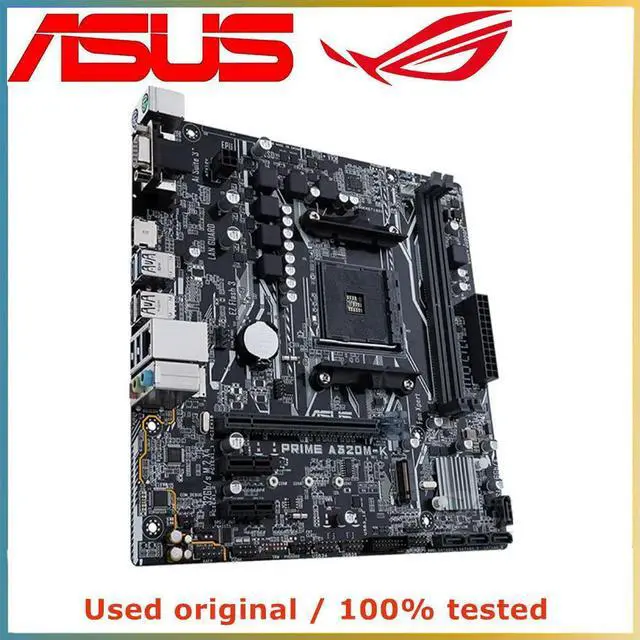 Alt view image 3 of 4 - For A320 For PRIME A320M-K Computer Motherboard AM4 DDR4 32G Desktop Mainboard  SATA III USB PCI-E 3.0 X16