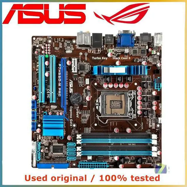 Main image of For H55 For P7H55D-M PRO Computer Motherboard LGA 1156 DDR3 16G Desktop Mainboard SATA II PCI-E 2.0 X16
